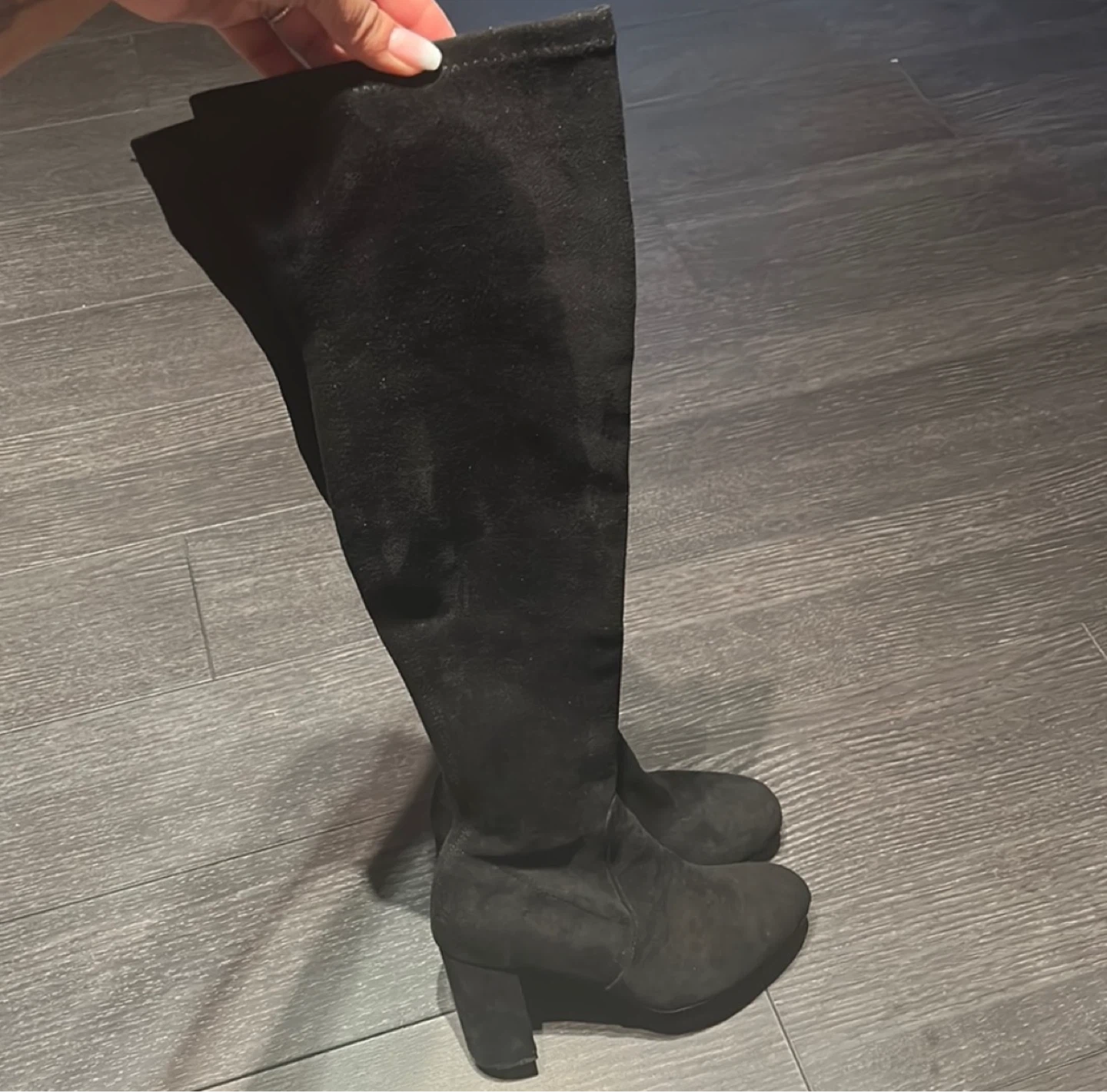 Le Chateau Suede Knee High Boots