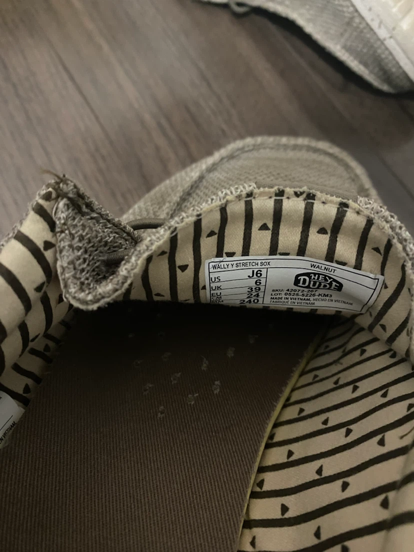 Hey Dude Wally Y Stretch Sox Shoes Walnut - photo 3