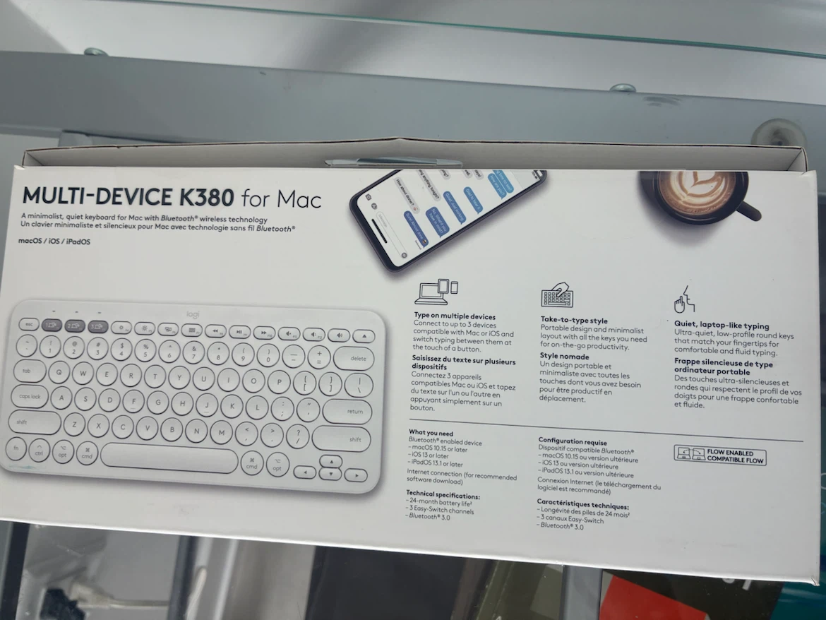 Logitech K380 Multi-Device Bluetooth Keyboard for Mac