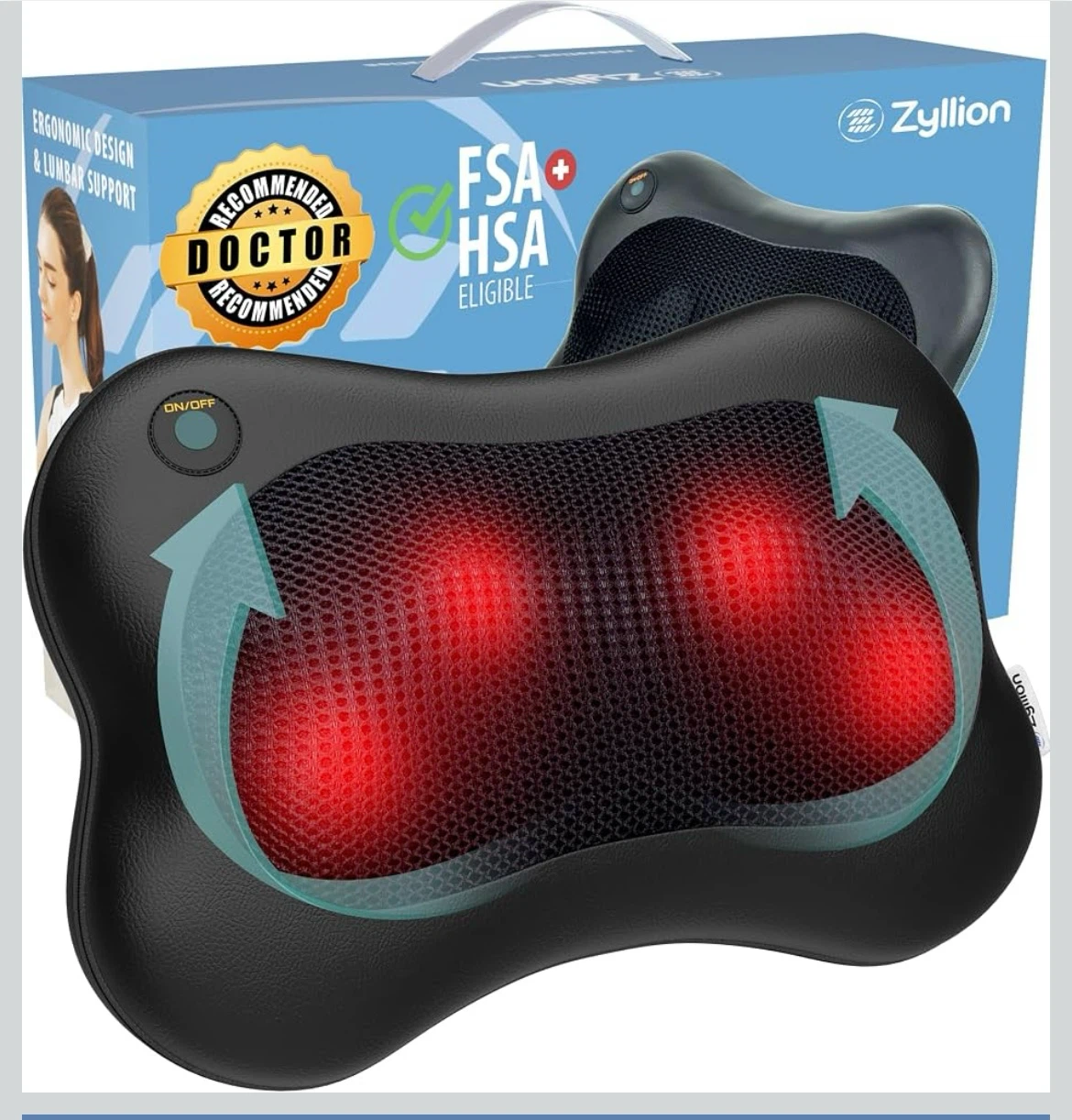 Zyllion Shiatsu Neck and Back Massager - photo 2