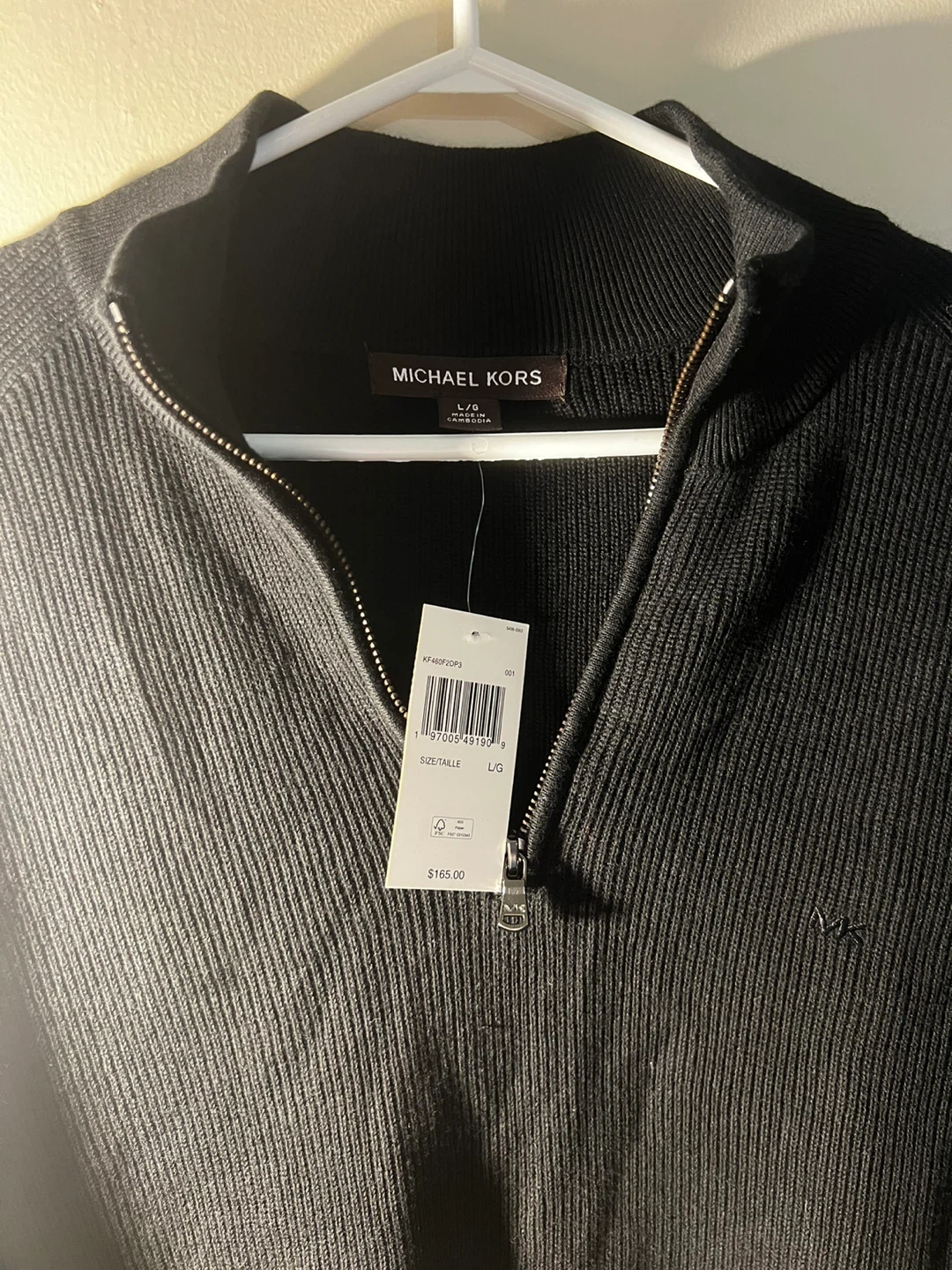 Michael Kors Quarter-Zip Sweater Black - photo 2