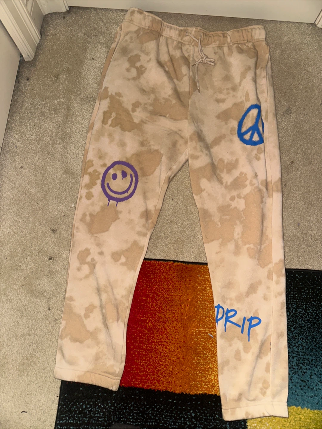 Tie-Dye Graphic Sweatpants