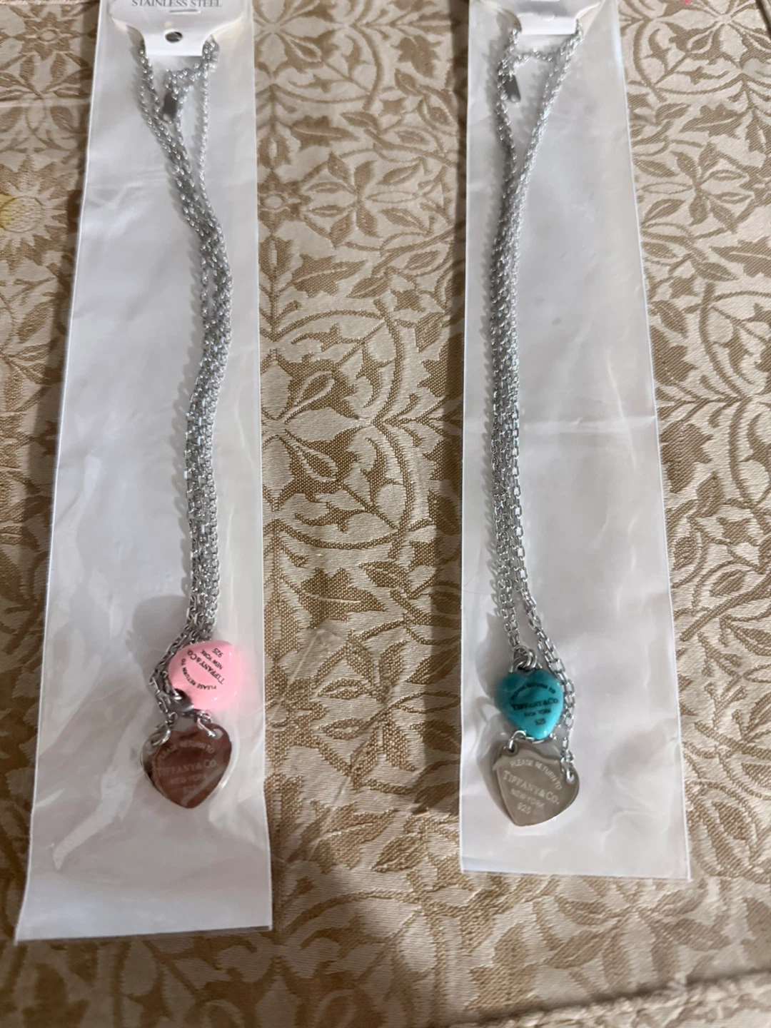 Tiffany Double Heart 💕 Necklace!!!!