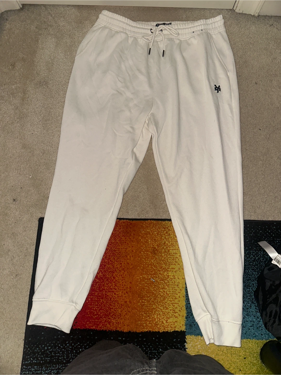 Zoo York Joggers Cream Size Large