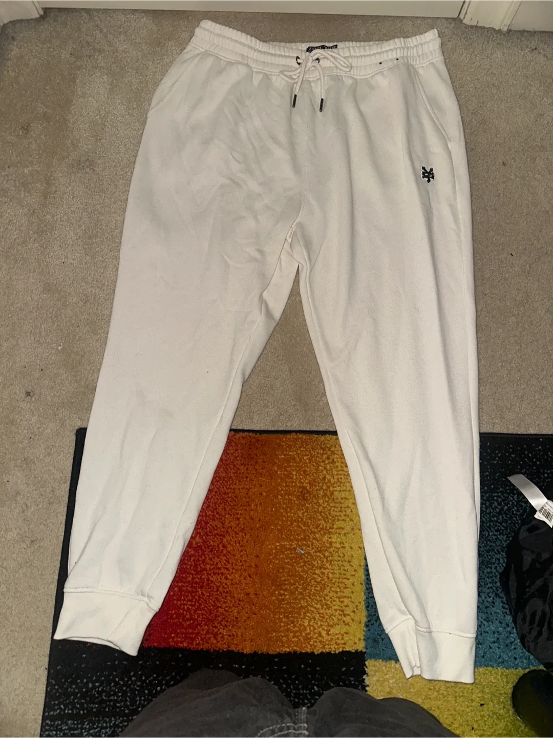 Zoo York Joggers Cream Size Large