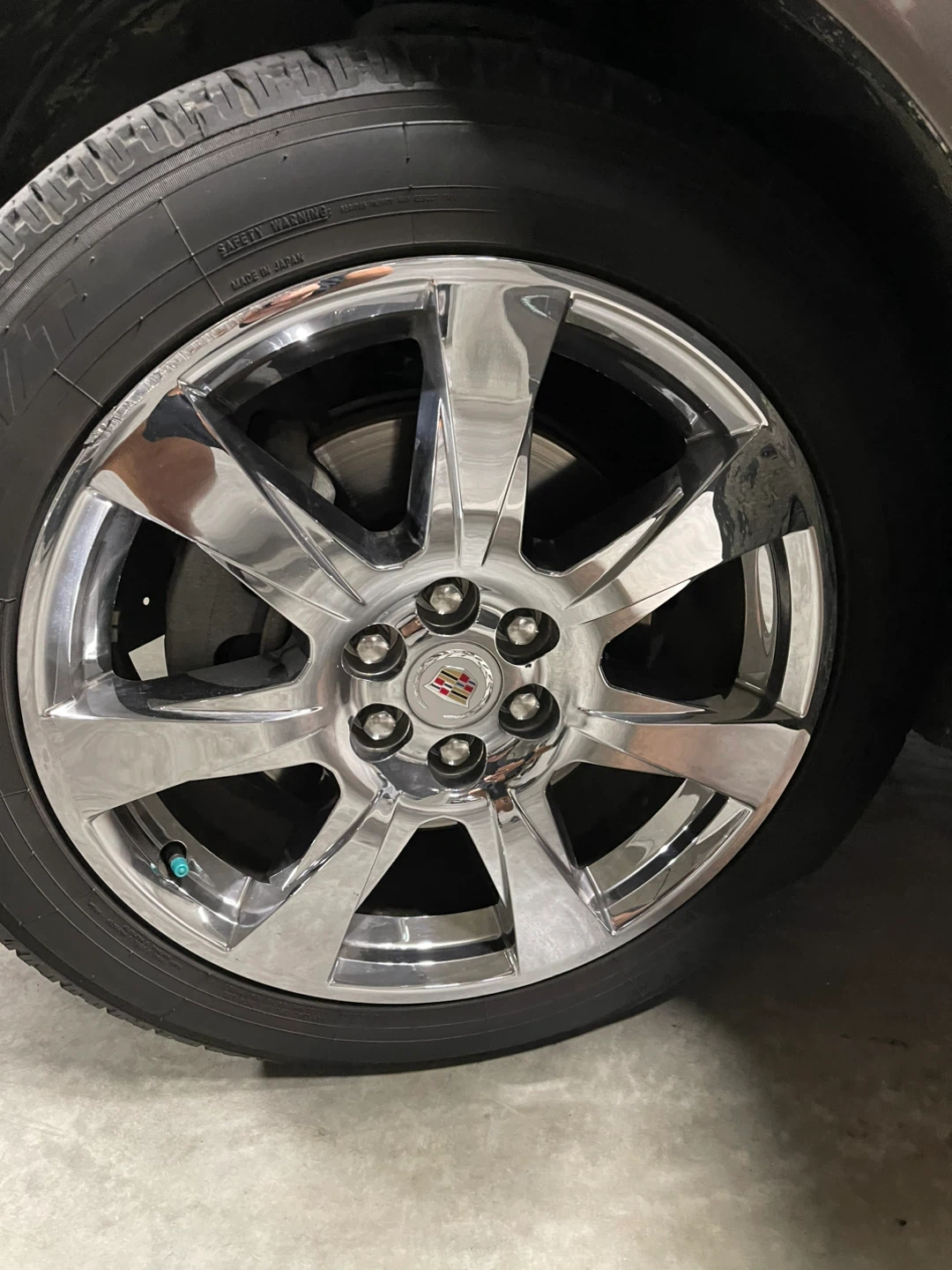 Cadillac Chrome Wheels with Toyo Open Country Tires