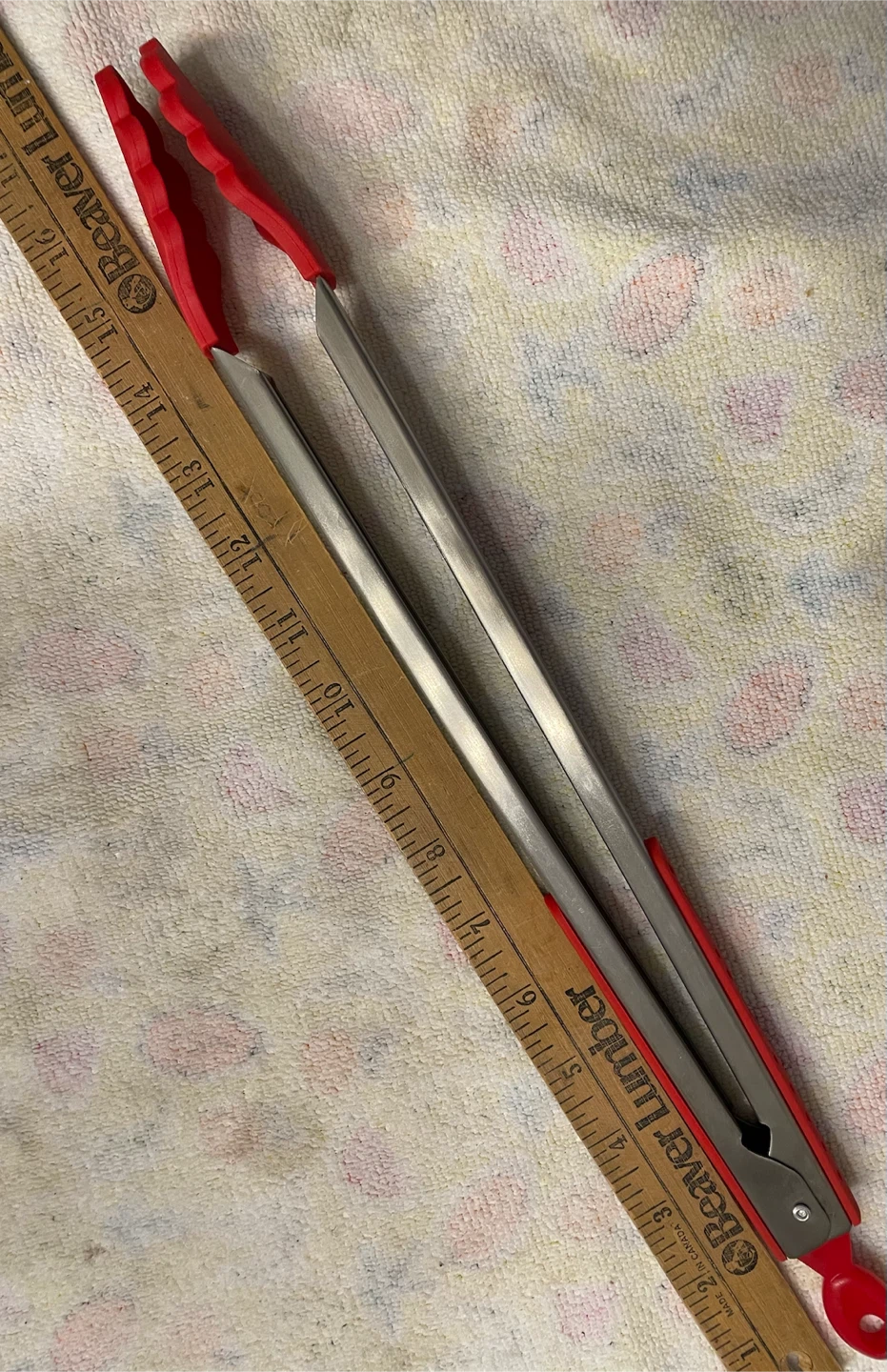 Red Silicone Kitchen Tongs - photo 5