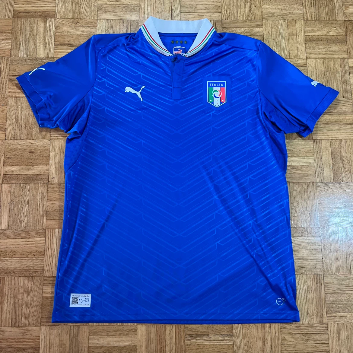 Puma Italy National Soccer Team Jersey Blue