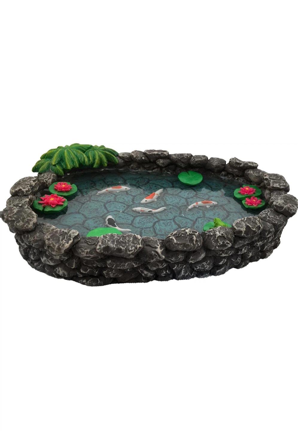 Miniature Koi Pond Figurine - photo 4