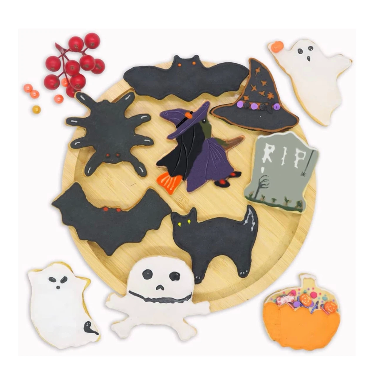 Brand new 11 PCs Halloween Stainless Steel Cookie Cutter Set - photo 5