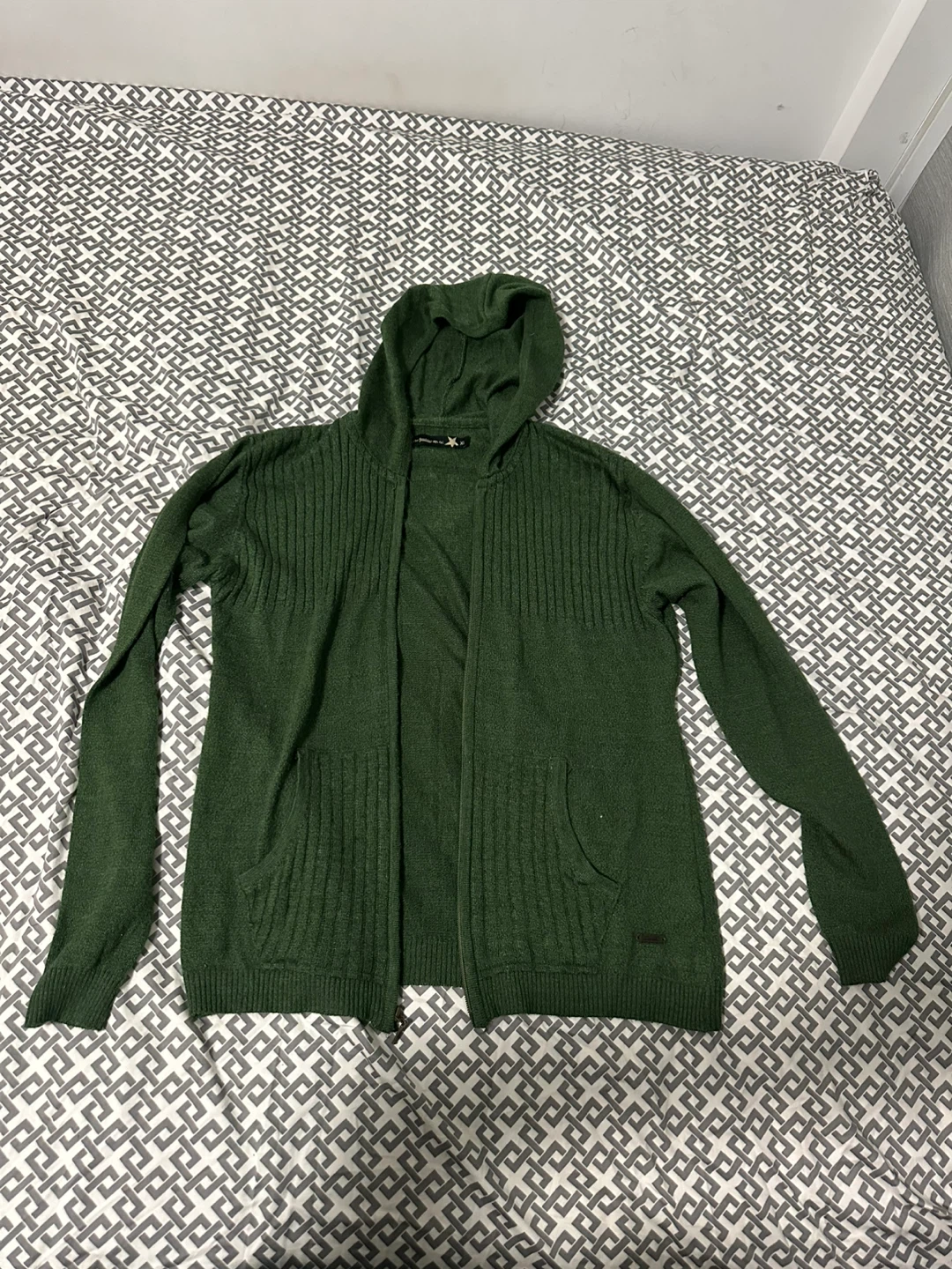 The Roadster Life Co. Green Knit Hoodie - unisex