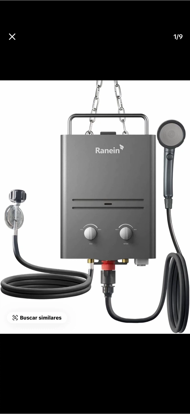 Ranein Portable Propane Tankless Water Heater