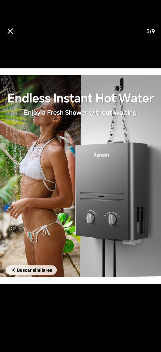 Ranein Portable Propane Tankless Water Heater - photo 4
