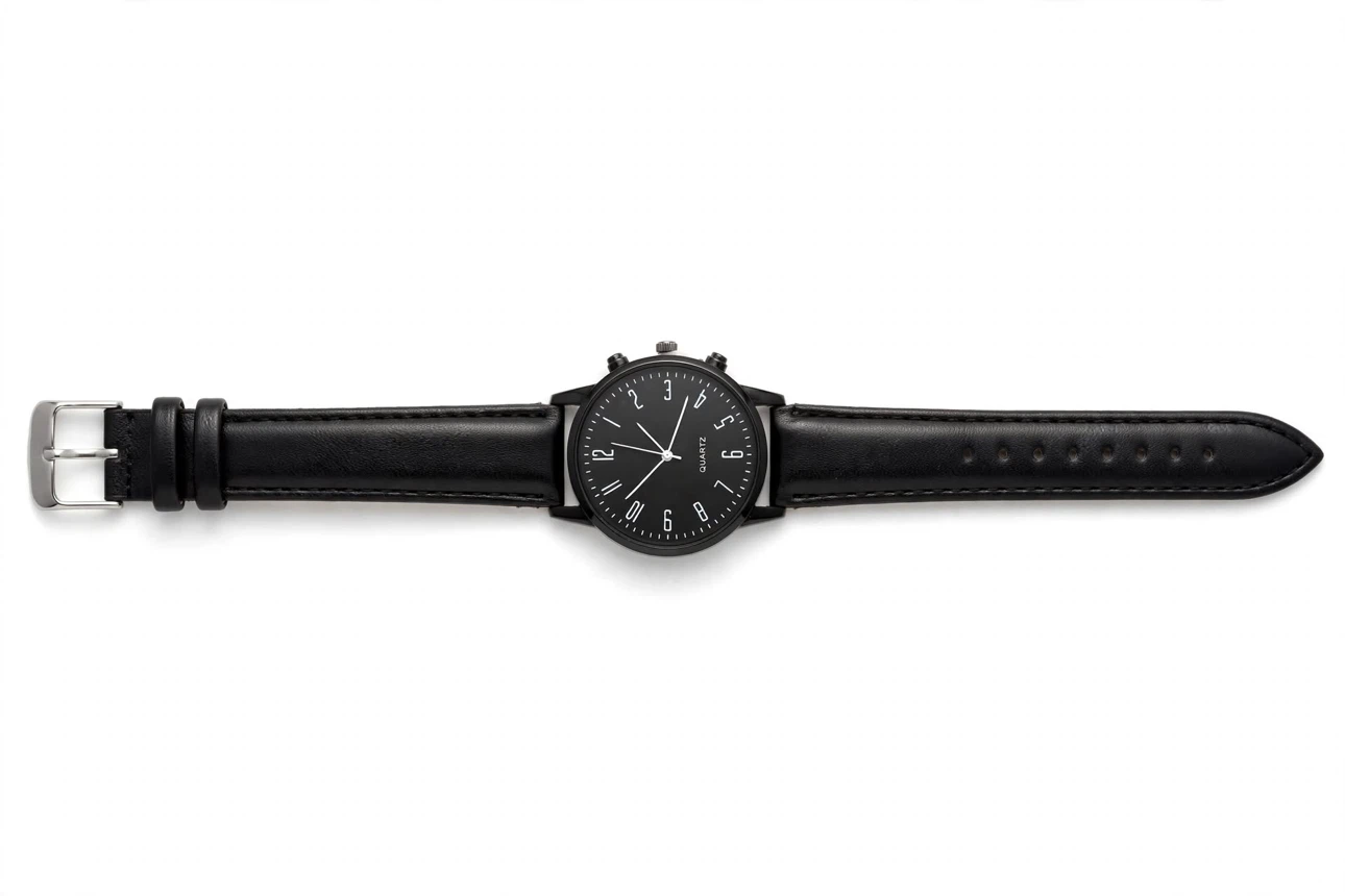 Black Analog Quartz Watch - photo 2