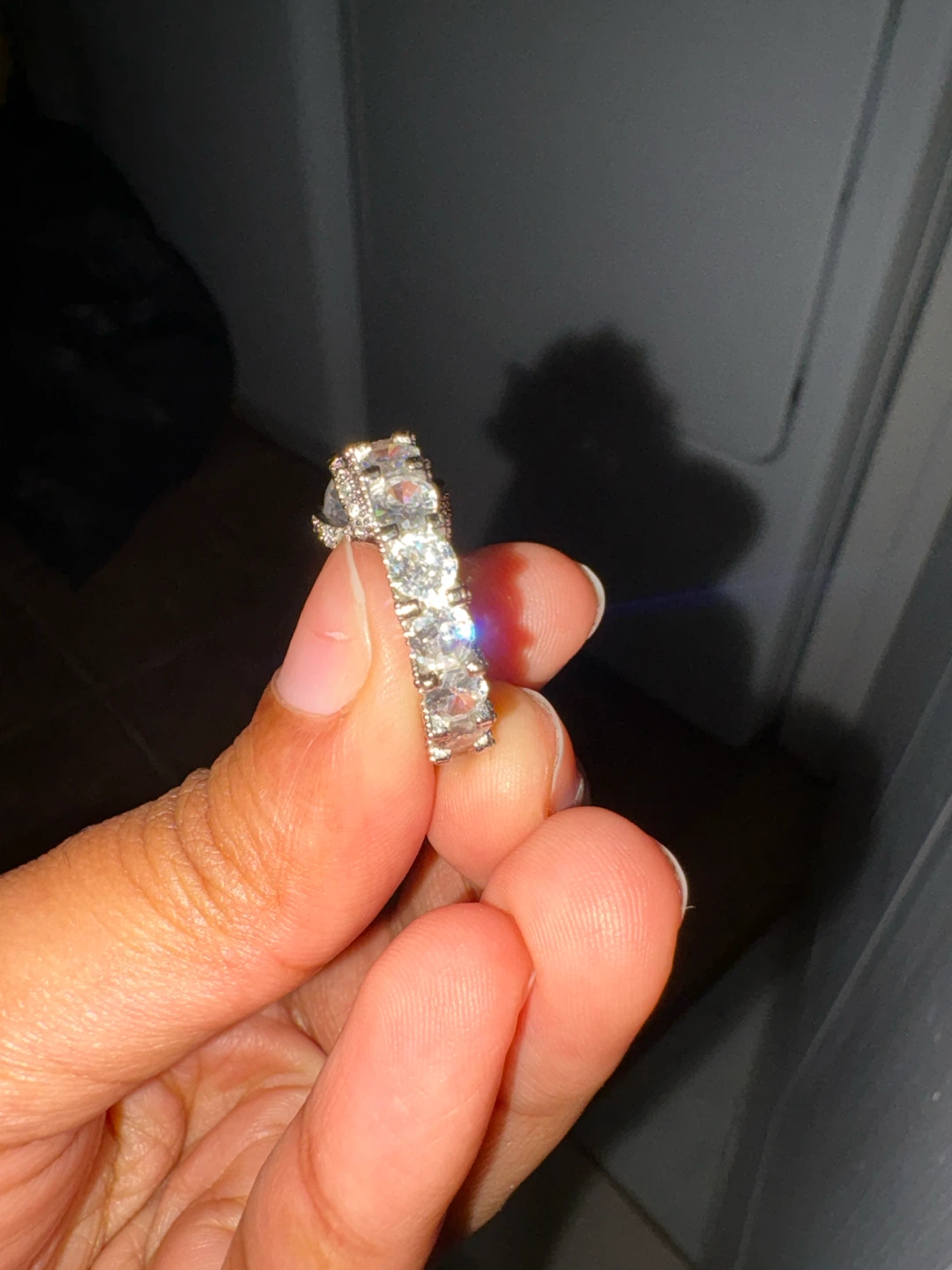 Silver-Tone Cubic Zirconia Ring - photo 3