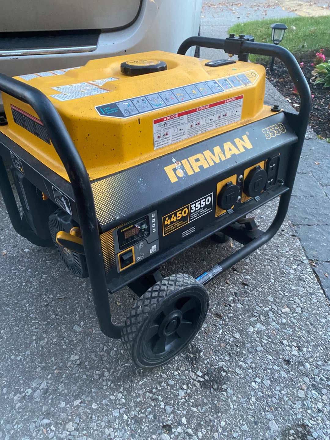 Firman 3550 Running Watts Generator