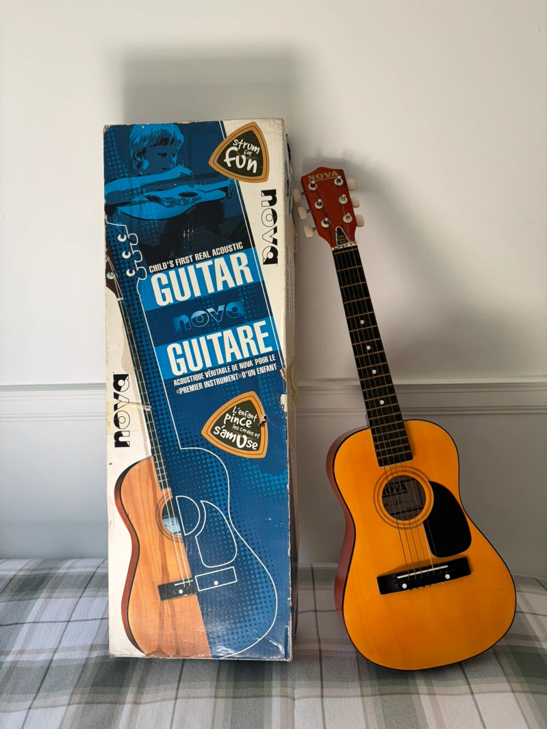 Nova Child's First Real Acoustic Guitar