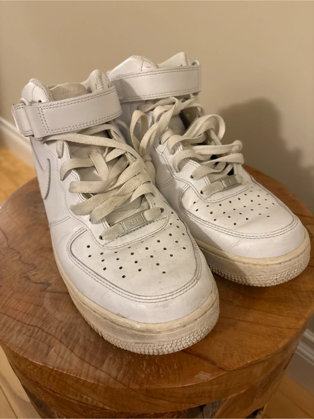 Nike Air Force 1 Mid White size 8.5 - photo 2