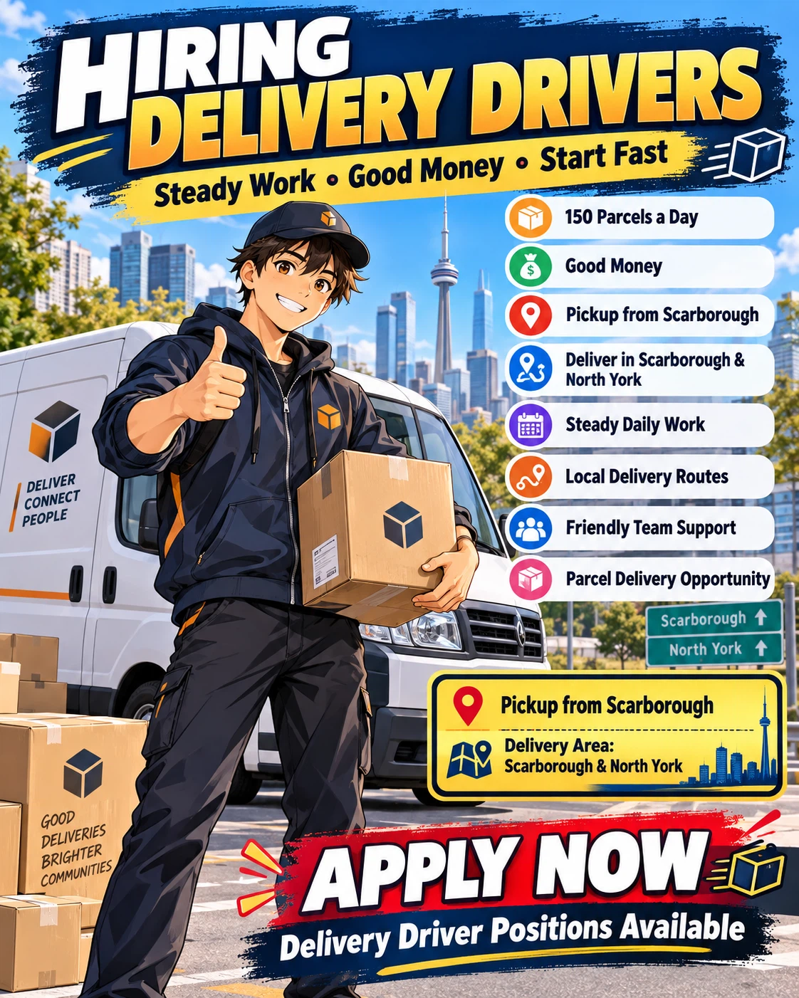 Hiring Delivery Drivers