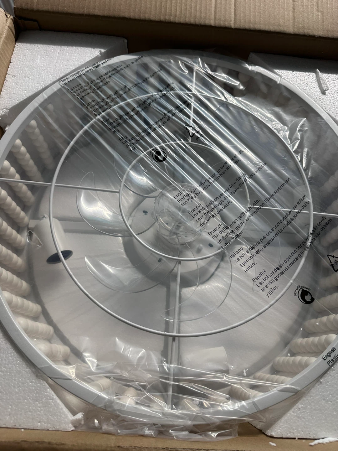 Capslpad 19'' Boho Caged Ceiling Fans - photo 4