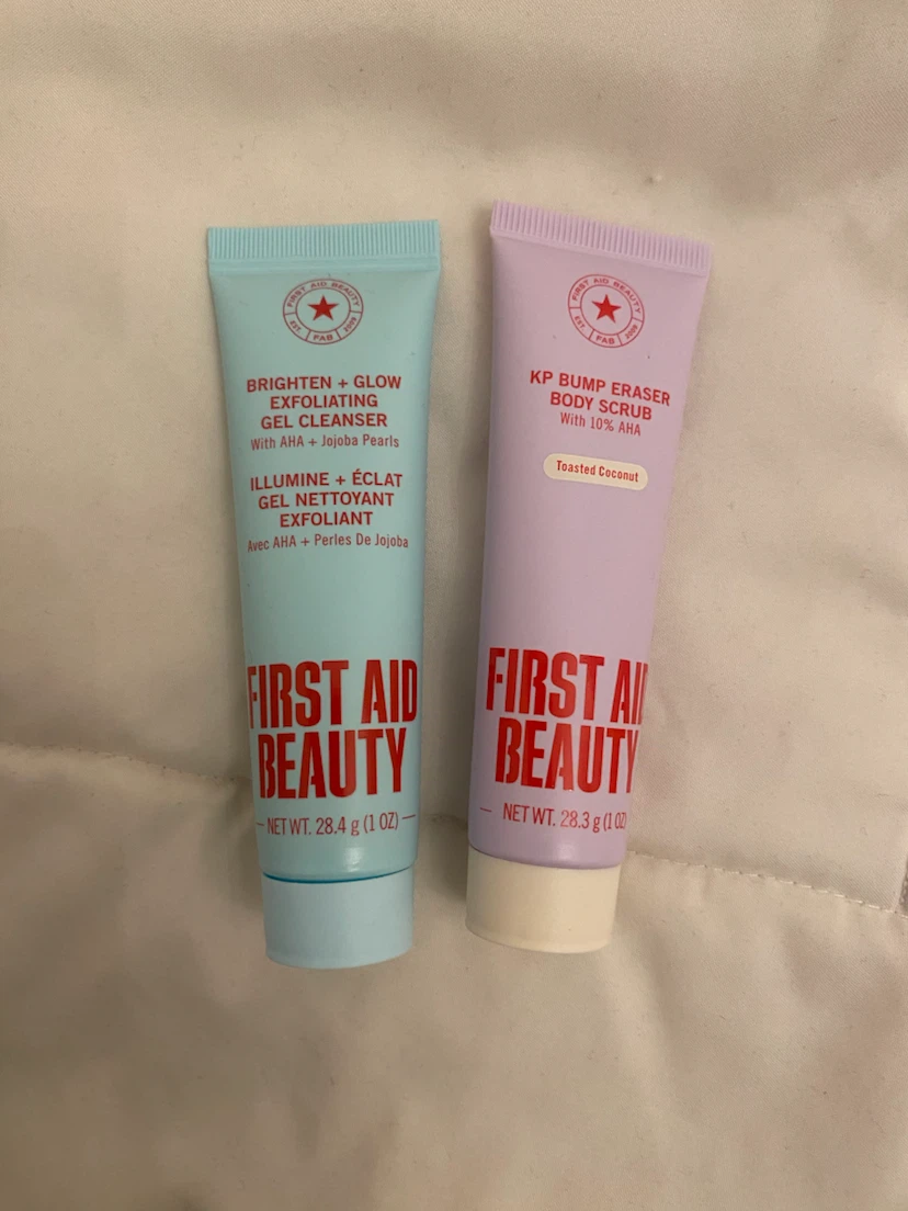 BRAND NEW - First Aid Beauty cleanser and scrub
