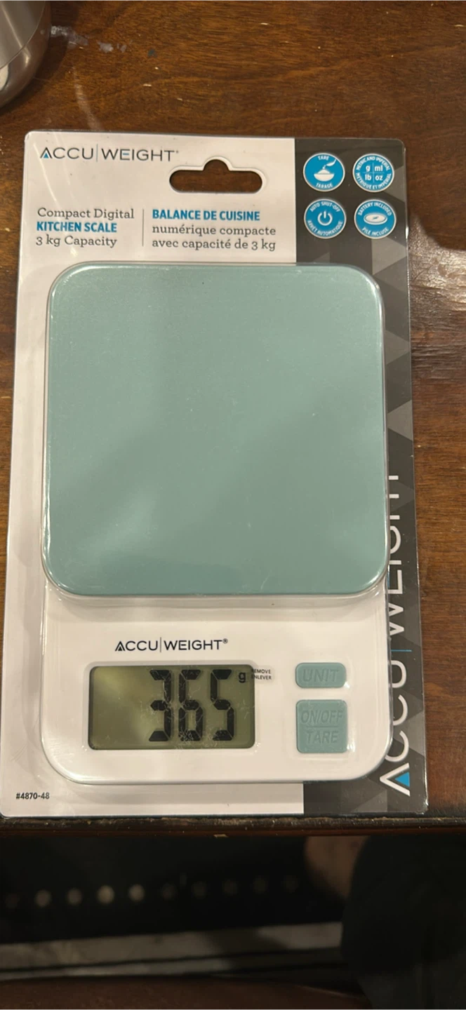 AccuWeight Compact Digital Kitchen Scale