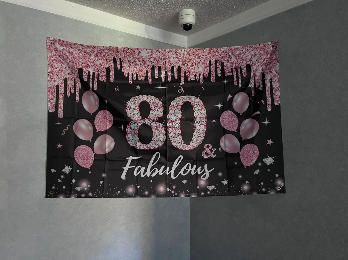 80th Birthday Party Decorations Set