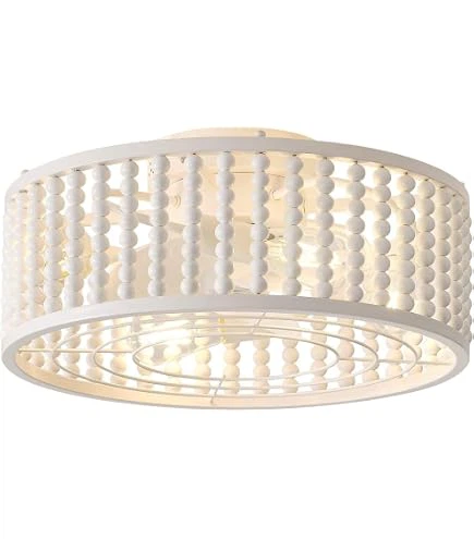 Capslpad 19'' Boho Caged Ceiling Fans