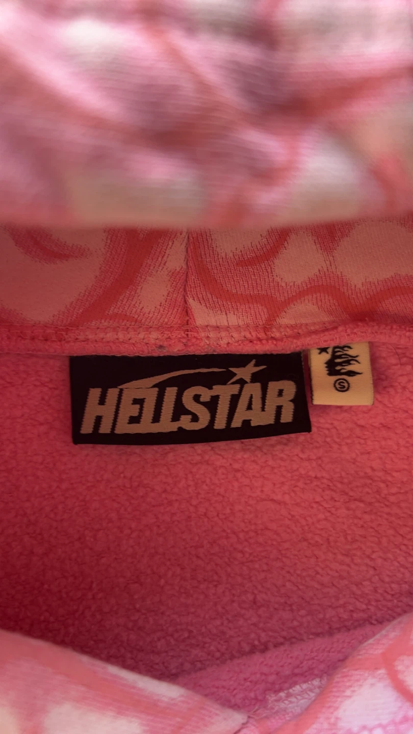 Pink hellstar brain hoodie - photo 2