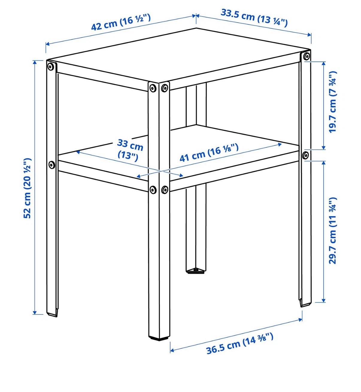pair of nightstands side tables for $10 - photo 3
