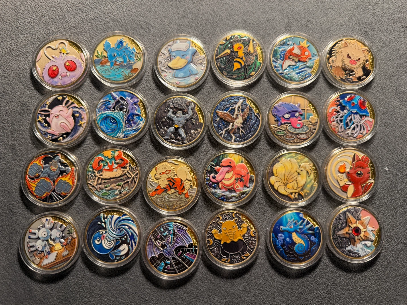 Pokémon Metal Coin Collectibles