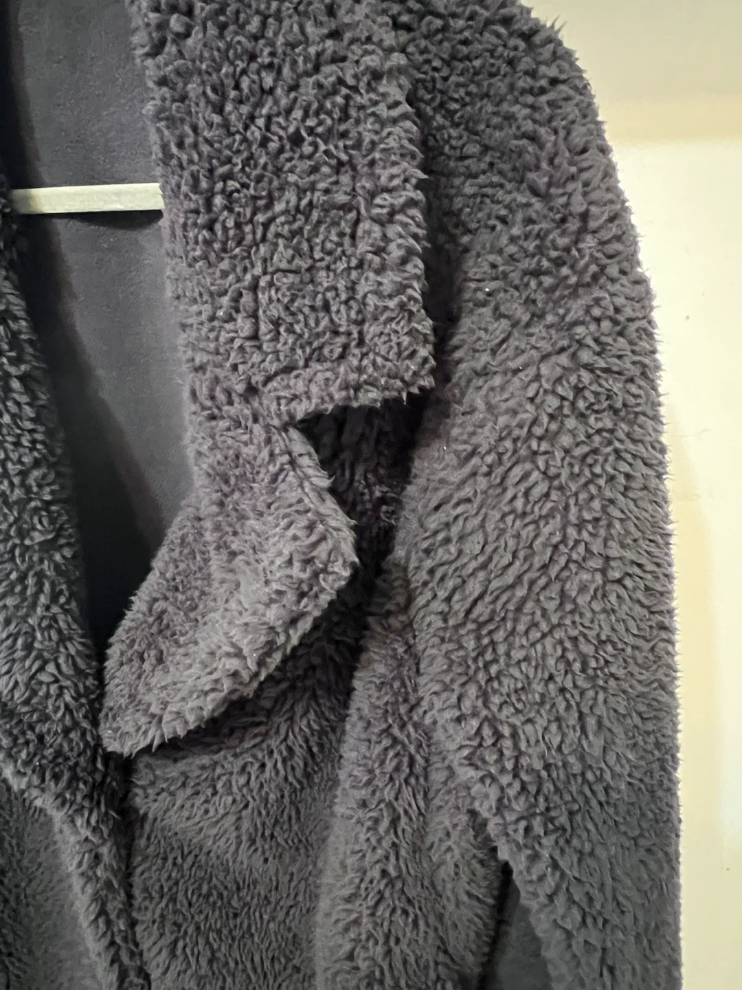 🖤 UNIQLO Women’s Black Teddy Sherpa Coat – Size Large - photo 2