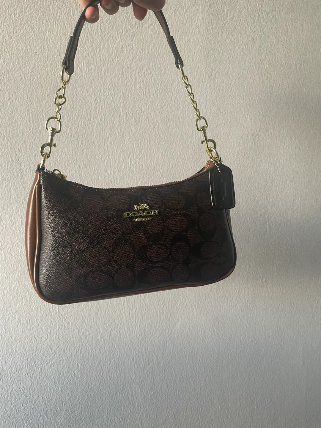 Coach Brown Teri Shoulder Bag