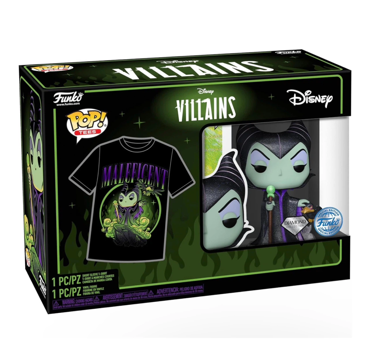 Brand new Funko Pop! Maleficent #1082 Diamond Disney Villains