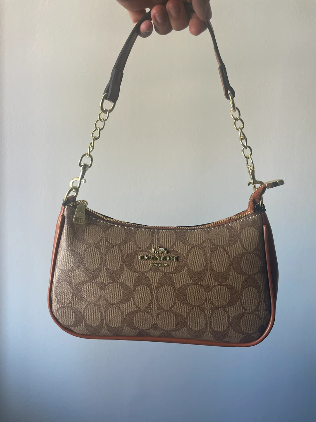 Coach Beige Teri Shoulder Bag