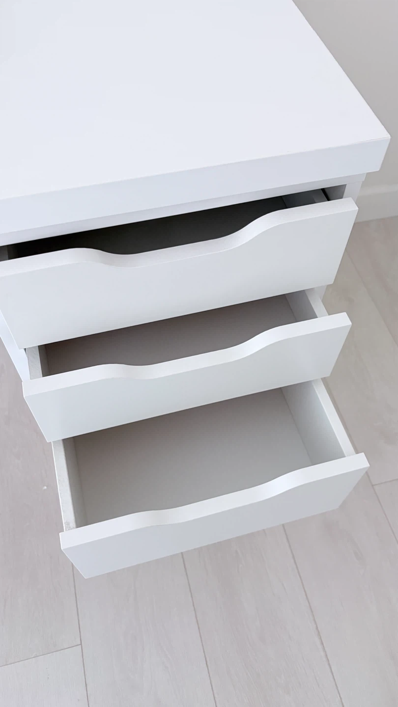 IKEA Desk with ALEX Drawer Unit - photo 2
