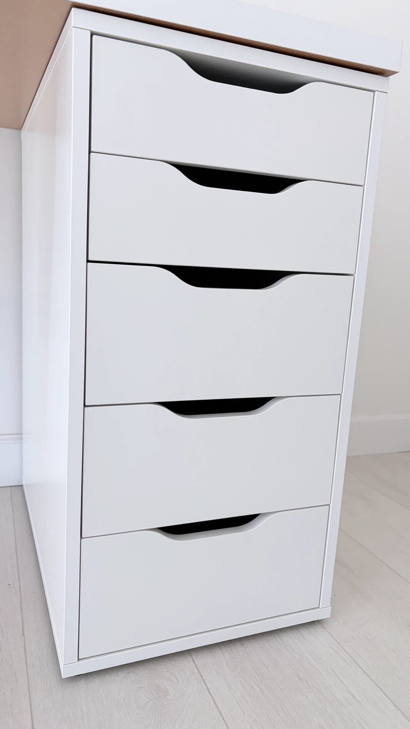 IKEA Desk with ALEX Drawer Unit - photo 3