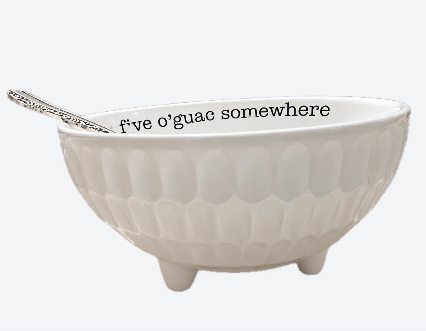 Mud Pie Guacamole Serving Bowl with Spoon - photo 2