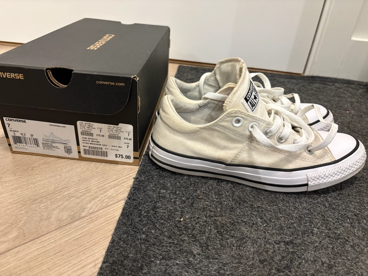 Converse All Star CTAS Madison White Sneakers - photo 3