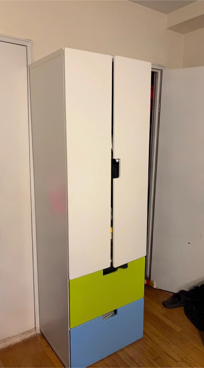 IKEA Stuva Wardrobe with Color Drawers