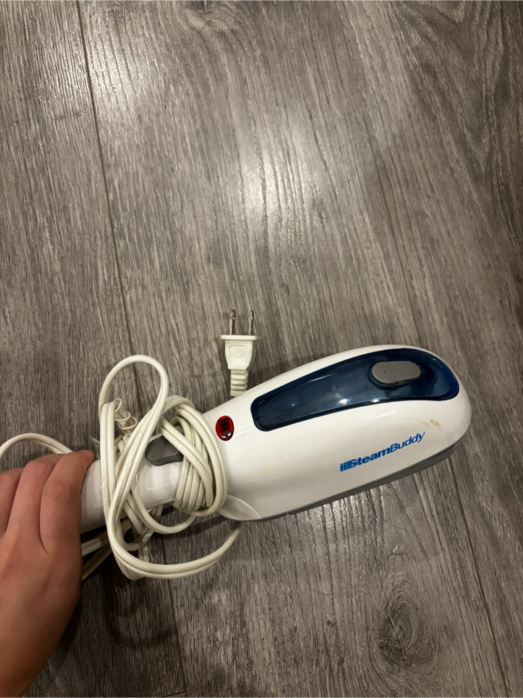 SteamBuddy handheld garment steamer