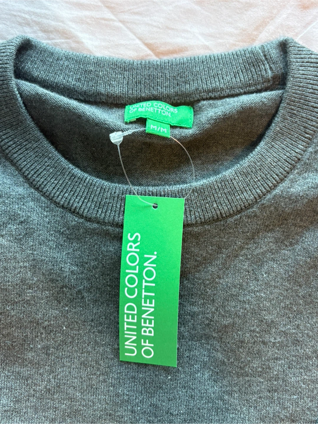 Benetton Grey Crewneck Sweater - photo 2