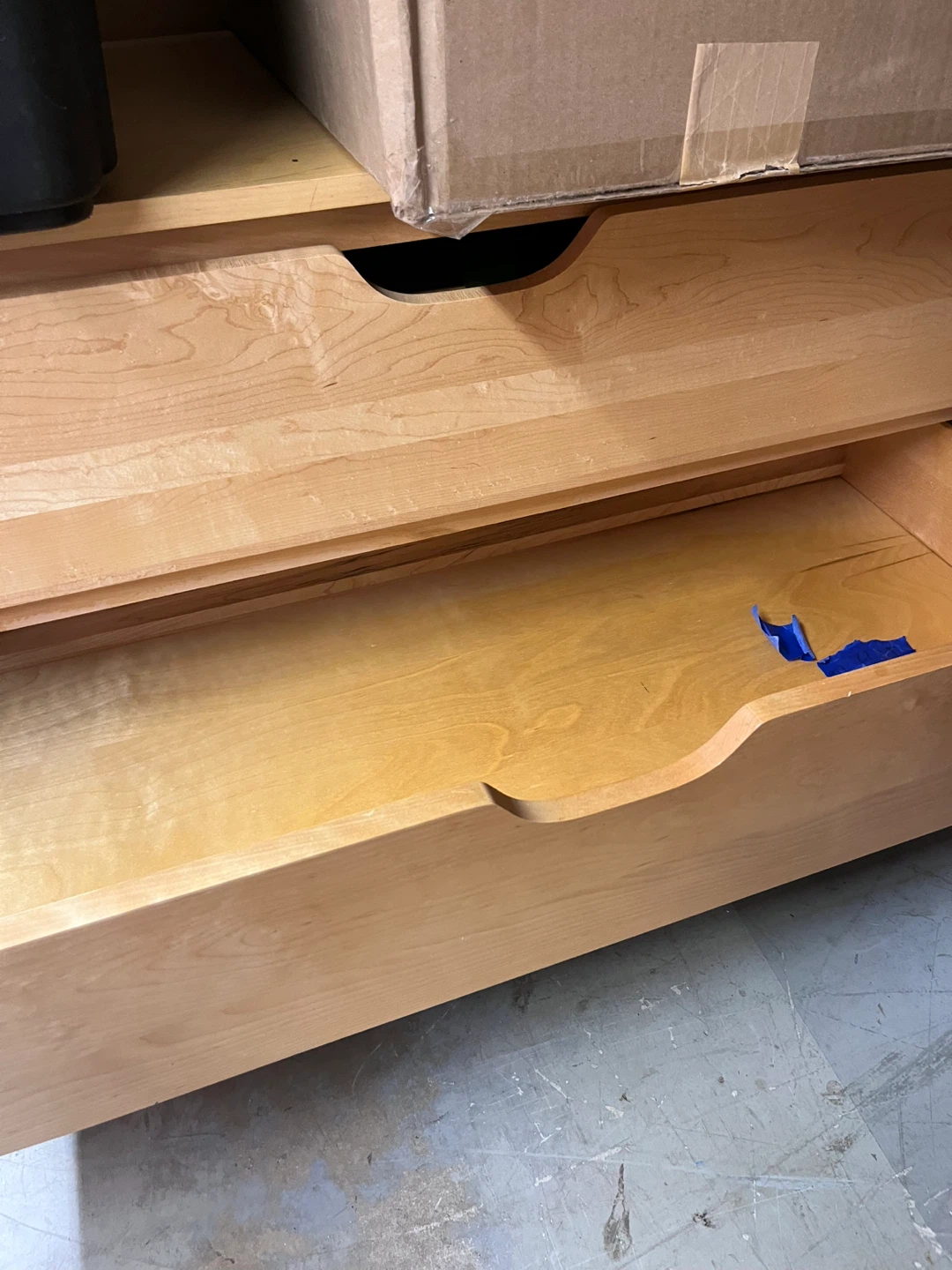 Light Wood Wardrobe with Two Drawers - photo 5