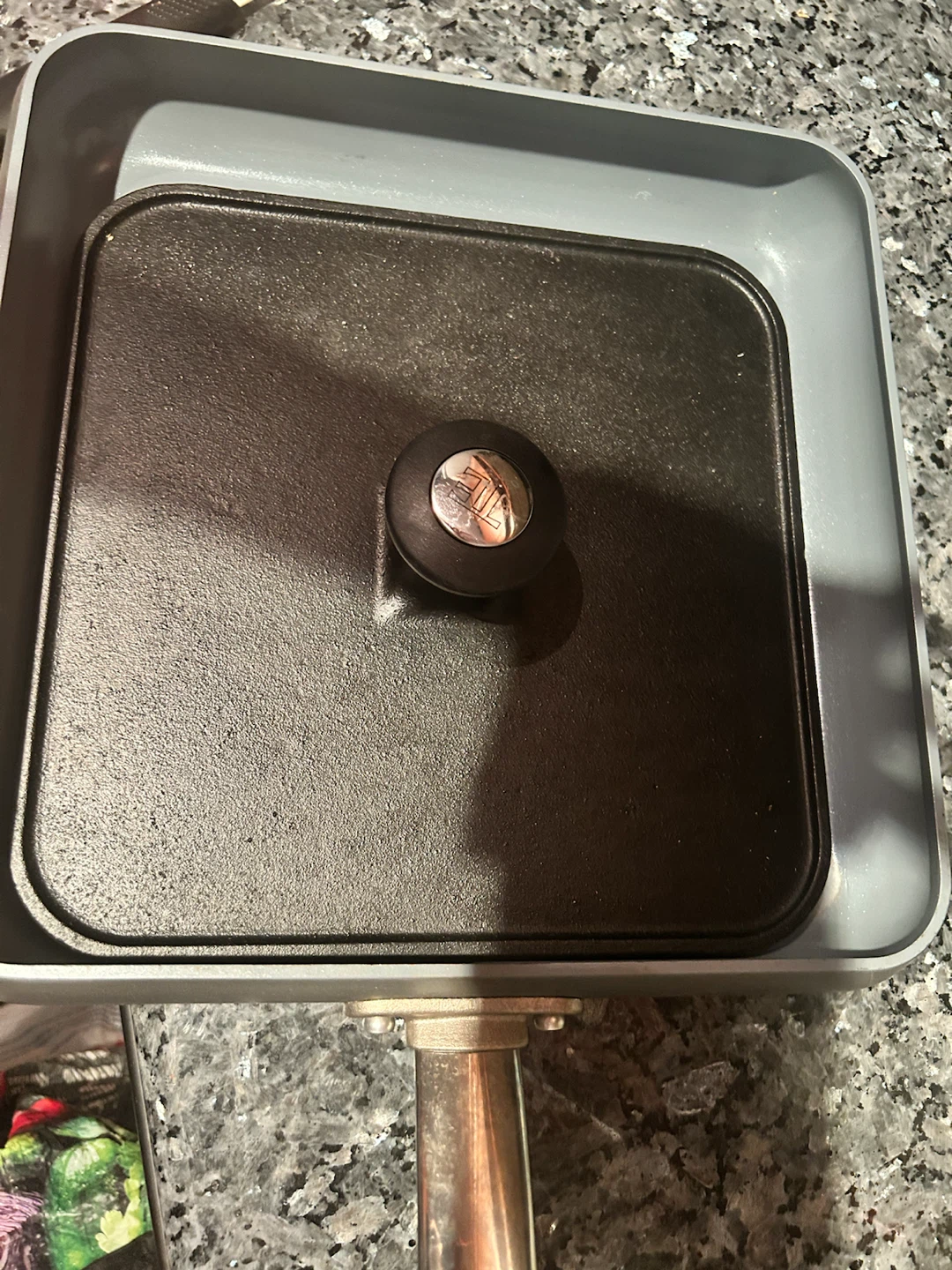 Chef Todd English GreenPan Square Grill Pan with Press