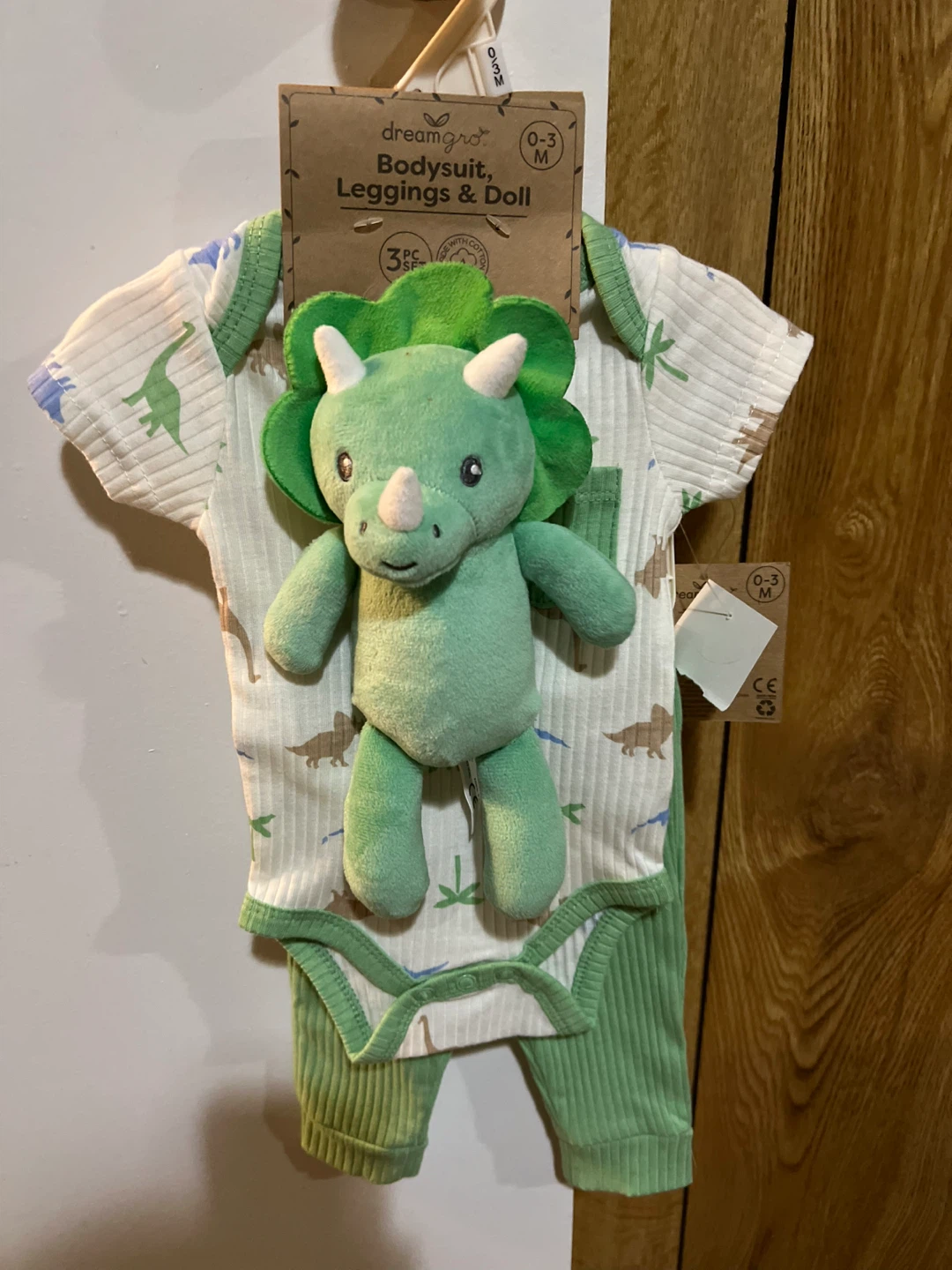 Dreamgro Dinosaur 3-Piece Bodysuit Set