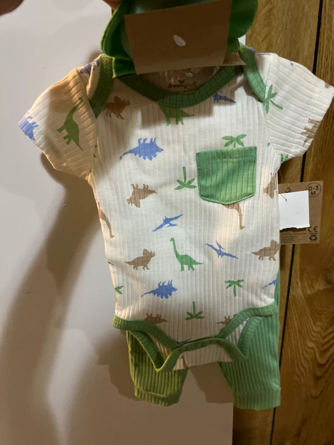 Dreamgro Dinosaur 3-Piece Bodysuit Set - photo 2