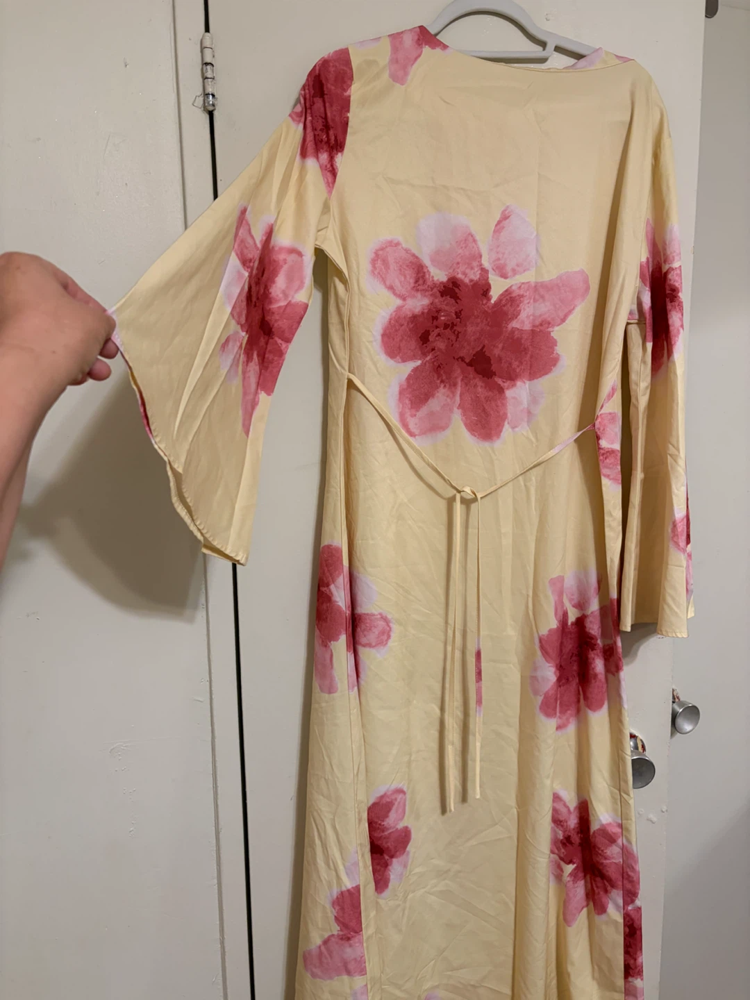 Green Polka Dot Long Sleeve Dress - photo 4