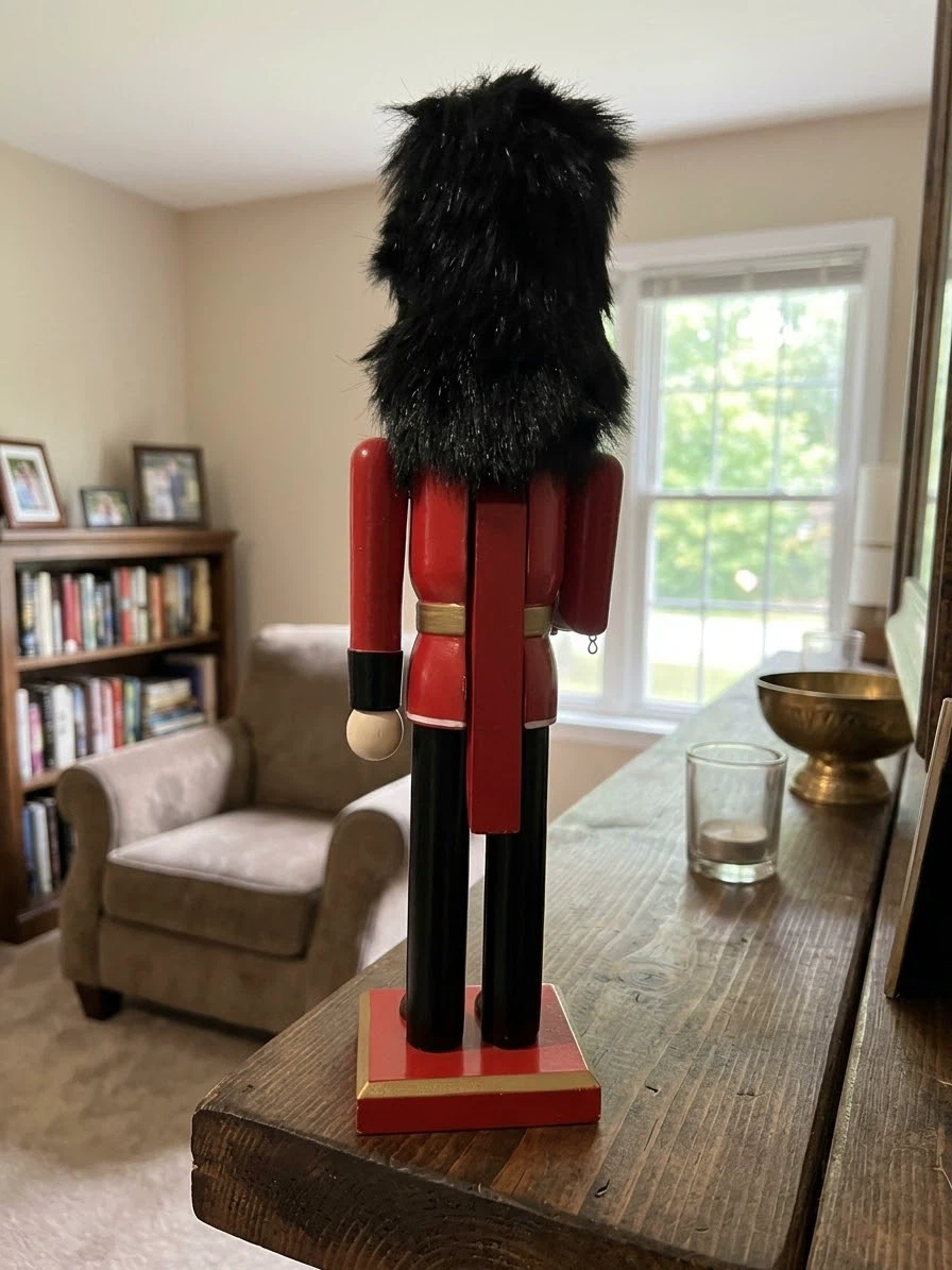 14" Vintage Wooden Royal Guard Nutcracker Christmas Decor⁠ - photo 3
