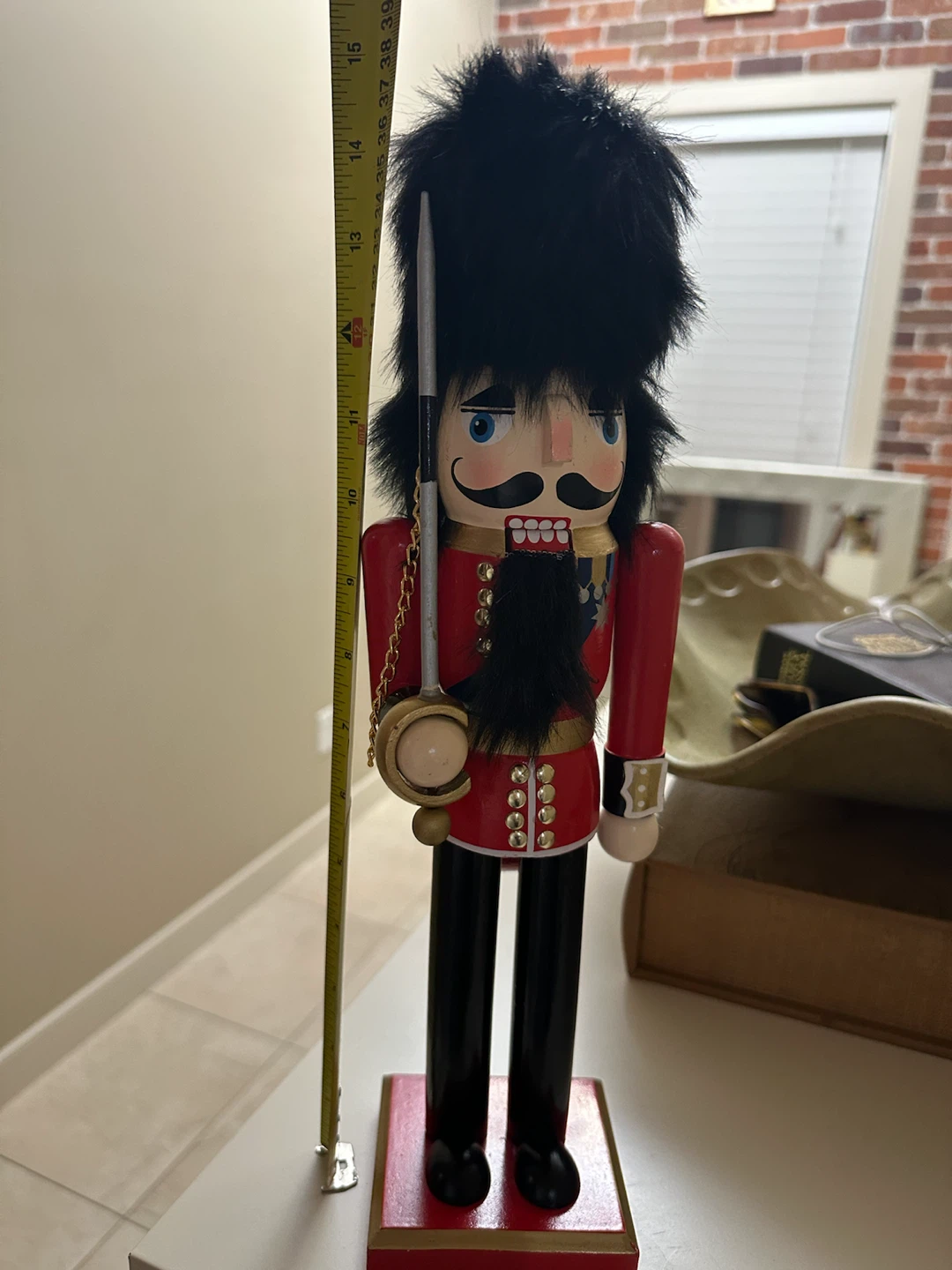 14" Vintage Wooden Royal Guard Nutcracker Christmas Decor⁠ - photo 4