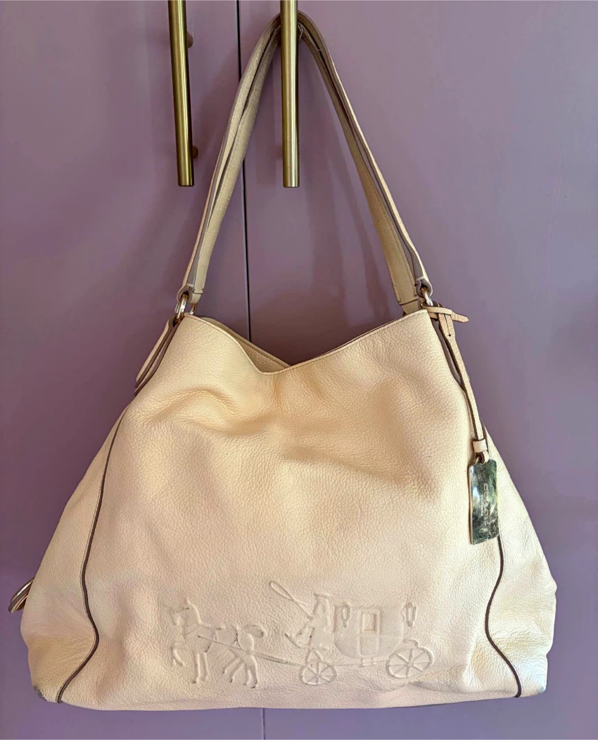 Coach Leather Hobo Bag